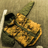 Antique Safari Linen Quilted Fishtail Parka