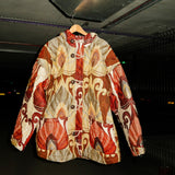 Art Deco Quilted Fishtail Parka
