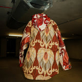 Art Deco Quilted Fishtail Parka