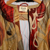 Art Deco Quilted Fishtail Parka