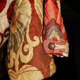 Art Deco Quilted Fishtail Parka