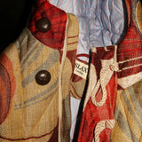 Art Deco Quilted Fishtail Parka