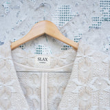 Woven Geometric Blanket Panel Vest