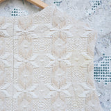 Woven Geometric Blanket Panel Vest