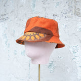 Sunflower Print Bucket Hat