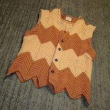 Crochet Zig Zag Box Cut Vest