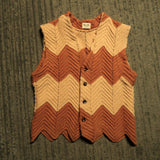 Crochet Zig Zag Box Cut Vest