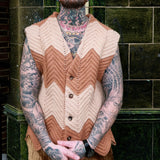 Crochet Zig Zag Box Cut Vest