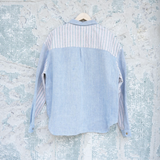 French Linen & Chambray Long Sleeve Shirt