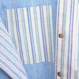 French Linen & Chambray Long Sleeve Shirt