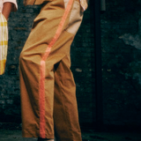 Linen, Merino Wool & Cotton Cashmere Blend Trouser